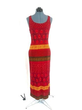 Knapp Studio red/orange stretch maxi M 117